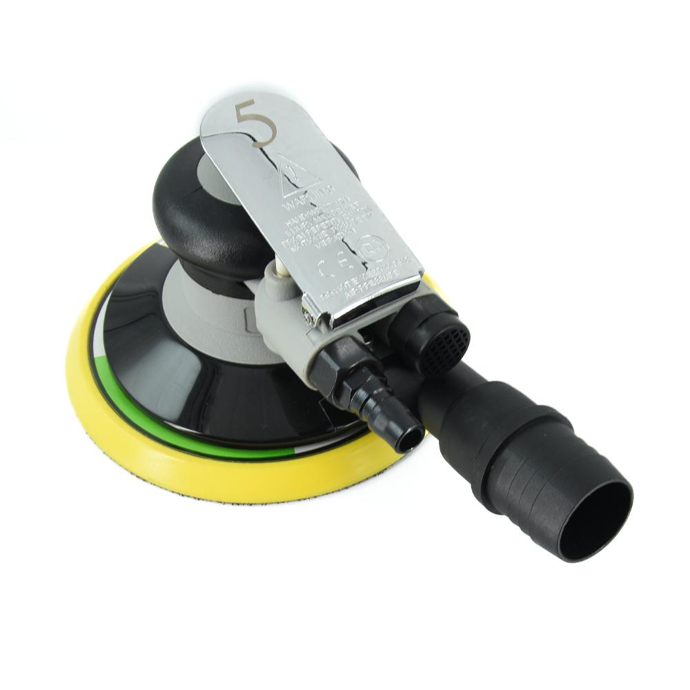 Random orbital palm pneumatic sander with 150mm pad and 3mm orbit